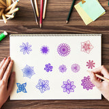 Mandala, Flower Stamp Silicone Stamp Seal for Card Making Decoration and DIY Scrapbooking