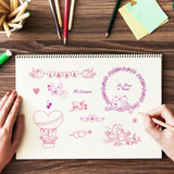 Animal, Bird, Valentine, Love Clear Silicone Stamp Seal for Card Making Decoration and DIY Scrapbooking