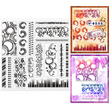 Round PVC Plastic Stamps