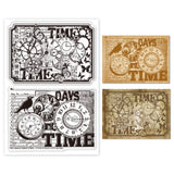 Clock Clear Stamps