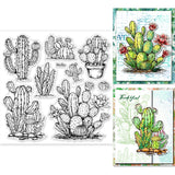 Cactus PVC Plastic Stamps