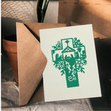 Globleland Jesus, Easter Carbon Steel Cutting Dies Stencils, for DIY Scrapbooking/Photo Album, Decorative Embossing DIY Paper Card