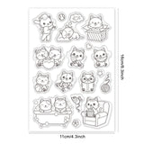 Globleland Animals, Cat Toys, Summer Clear Silicone Stamp Seal for Card Making Decoration and DIY Scrapbooking