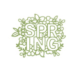 Globleland Spring Flowers Carbon Steel Cutting Dies Stencils, for DIY Scrapbooking/Photo Album, Decorative Embossing DIY Paper Card