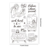 Globleland St Patrick, Mother's Day, Easter, Happy Birthday Clear Silicone Stamp Seal for Card Making Decoration and DIY Scrapbooking