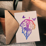 Globleland Leaves, Ballet, Butterfly Carbon Steel Cutting Dies Stencils, for DIY Scrapbooking/Photo Album, Decorative Embossing DIY Paper Card
