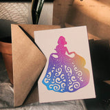 Princess, Dancing Carbon Steel Cutting Dies Stencils, for DIY Scrapbooking/Photo Album, Decorative Embossing DIY Paper Card