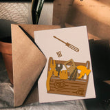 Globleland Toolbox, Tool Carbon Steel Cutting Dies Stencils, for DIY Scrapbooking/Photo Album, Decorative Embossing DIY Paper Card