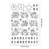 Globleland Birthday, Frog, Balloons, Letters, Symbols Clear Silicone Stamp Seal for Card Making Decoration and DIY Scrapbooking