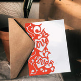 Globleland With Love, Love Heart, Butterfly, Wedding, Corner Carbon Steel Cutting Dies Stencils, for DIY Scrapbooking/Photo Album, Decorative Embossing DIY Paper Card