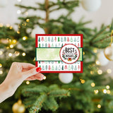 Globleland Custom PVC Plastic Clear Stamps, for DIY Scrapbooking, Photo Album Decorative, Cards Making, Christmas Socking, 160x110x3mm