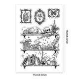 Globleland Custom PVC Plastic Clear Stamps, for DIY Scrapbooking, Photo Album Decorative, Cards Making, Book, 160x110x3mm