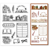 Book Clear Stamps