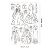 Globleland Custom PVC Plastic Clear Stamps, for DIY Scrapbooking, Photo Album Decorative, Cards Making, Clothes, 160x110x3mm