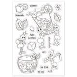 Ants, Ice Drink, Summer Clear Silicone Stamp Seal for Card Making Decoration and DIY Scrapbooking