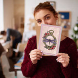 Globleland Custom PVC Plastic Clear Stamps, for DIY Scrapbooking, Photo Album Decorative, Cards Making, Clock Pattern, 160x110x3mm