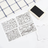 Globleland Wall, Background, Wood Grain, Bricks Clear Silicone Stamp Seal for Card Making Decoration and DIY Scrapbooking