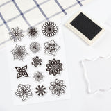 Mandala, Flower Stamp Silicone Stamp Seal for Card Making Decoration and DIY Scrapbooking