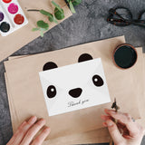 Globleland Envelope, Panda, Fox, Festival Carbon Steel Cutting Dies Stencils, for DIY Scrapbooking/Photo Album, Decorative Embossing DIY Paper Card