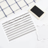 Globleland Sewing Thread Clear Silicone Stamp Seal for Card Making Decoration and DIY Scrapbooking