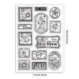Globleland Floral Pattern, Vintage Clear Silicone Stamp Seal for Card Making Decoration and DIY Scrapbooking