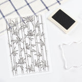 Plants, Background, Bamboo, Fresh Clear Silicone Stamp Seal for Card Making Decoration and DIY Scrapbooking