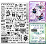 Insects Film Frame Clear Stamps
