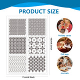 Globleland Custom PVC Plastic Clear Stamps, for DIY Scrapbooking, Photo Album Decorative, Cards Making, Others, 160x110x3mm