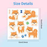 Globleland PVC Sakura Stamp, for DIY Scrapbooking, Dog, 100x100mm