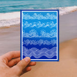 Sea Wave Clear Stamps