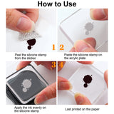 Globleland Background, Stains Clear Silicone Stamp Seal for Card Making Decoration and DIY Scrapbooking