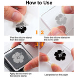 Globleland Realistic Butterfly Clear Silicone Stamp Seal for Card Making Decoration and DIY Scrapbooking