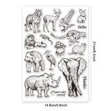 Elephant PVC Stamps