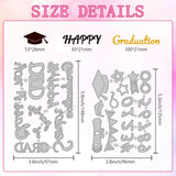 Graduation Theme Cutting Dies, 2pcs/set