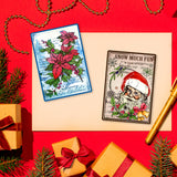 Globleland PVC Stamps, for DIY Scrapbooking, Photo Album Decorative, Cards Making, Stamp Sheets, Film Frame, Santa Claus, 21x14.8x0.3cm