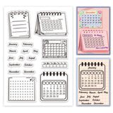 Globleland Custom PVC Plastic Clear Stamps, for DIY Scrapbooking, Photo Album Decorative, Cards Making, Number, 160x110x3mm