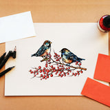 Globleland PVC Sakura Stamp, for DIY Scrapbooking, Bird, 100x100mm