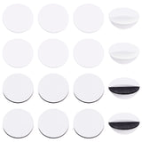 Globleland 160Pcs 2 Colors EVA Foam Pad Sticker, with Double Self-Adhesive, for Anti Slip Accessories, Flat Round, Mixed Color, 3x0.2cm, 80pcs/color, 1Bag/Set