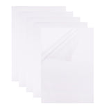 Globleland Transparent Waterproof PVC Film Adhesive Printing Paper for Inkjet Printers, White, 29.7x21cm, 1Set/Set