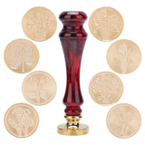 8PCS Flower Wax Seal Stamp Set