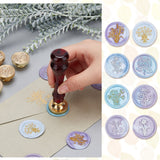 8PCS Flower Wax Seal Stamp Set