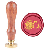 Wax Seal Stamp Pomegranate Fruits
