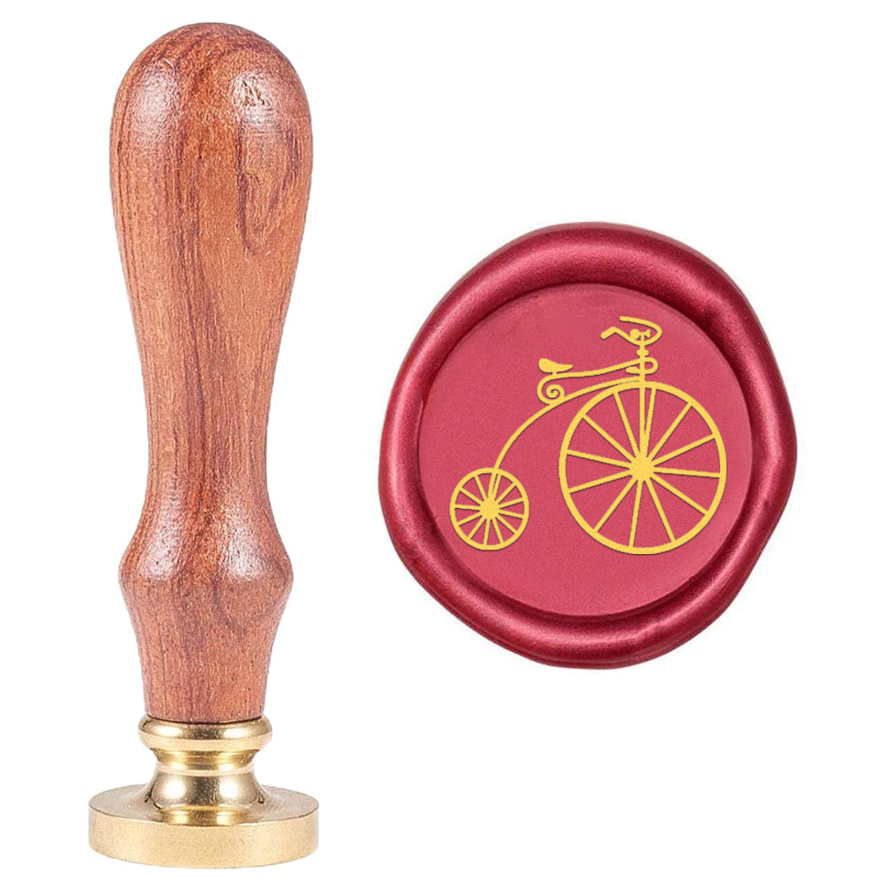 Wax Seal Stamp Retro Bicycle