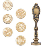 6PCS Wax Seal Stamp Heads Set