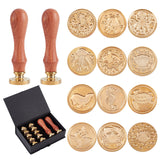 12PCS Wax Seal Stamp Set(Marine Animals)