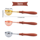 3Pcs Sealing Wax Melting Spoon