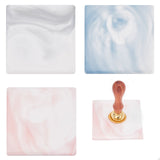 3pcs Square Marble Wax Seal Cooling Mat