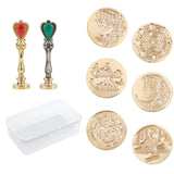 6PCS Sealing Stamp Heads Set