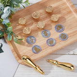 6PCS Sealing Stamp Heads Set (Flower Patterns)