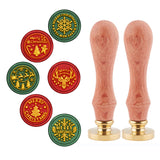 6PCS Christmas Sealing Wax Stamp Heads